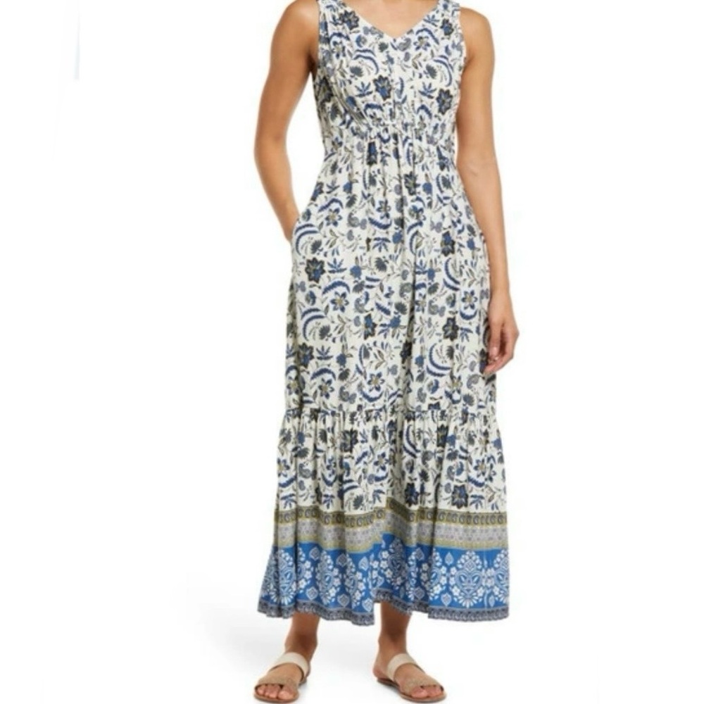 Beachlunchlounge Ibiza Floral print Maxi Dress